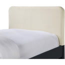  Meridian Ivy Black Velvet Upholstered Twin Trundle / Storage Bed IMAGE 6