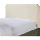  Meridian Ivy Olive Velvet Upholstered Twin Trundle / Storage Bed IMAGE 6