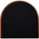 Meridian Madrid Cognac Velvet Twin Bed IMAGE 5