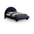 Meridian Madrid Navy Velvet Full Bed IMAGE 1