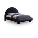  Color_Navy  Size_King  --  Madrid Navy Velvet Upholstered King Bed IMAGE 1