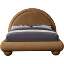 Meridian Madrid Saddle Velvet Full Bed IMAGE 3