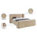  Color_Beige  Size_Full  -- Meridian Modena Upholstered Platform Bed IMAGE 10