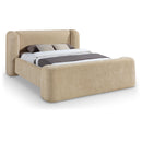  Color_Beige  Size_Full  -- Meridian Modena Upholstered Platform Bed IMAGE 1