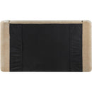  Color_Beige  Size_King  -- Modena Beige Chenille Fabric Upholstered King Bed IMAGE 5