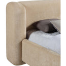  Color_Beige  Size_Queen  -- Modena Beige Chenille Fabric Upholstered Queen Bed IMAGE 7
