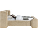  Color_Beige  Size_Twin  -- Modena Beige Chenille Fabric Upholstered Twin Bed IMAGE 4