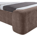  Color_Brown  Size_Twin  -- Modena Brown Chenille Fabric Upholstered Twin Bed IMAGE 6