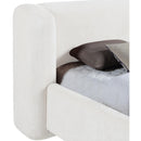  Color_Cream  Size_Full  -- Modena Cream Chenille Fabric Upholstered Full Bed IMAGE 7