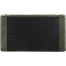  Color_Green  Size_Full  -- Modena Green Chenille Fabric Upholstered Full Bed IMAGE 5