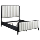  Size_Queen -- Coaster Furniture Brookmead Upholstered Panel Bed IMAGE 1