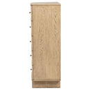  Coaster Furniture Kailani 225045 5-Drawer Bedroom Chest of Drawers - Beige Oak IMAGE 4