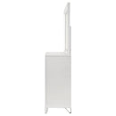  Coaster Furniture Marmore 224963M 9-Drawer Dresser and LED Mirror - White IMAGE 4
