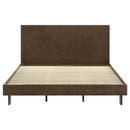  Size_King -- Glenwood 225011KE 48-inch Eastern King Platform Panel Bed - Warm Brown IMAGE 3