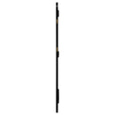  Coaster Furniture Arini 224339 Cane Weave Full Length Standing Floor Mirror - Black IMAGE 4