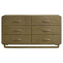 Coaster Furniture Amsbury 224273 6-Drawer Dresser Cabinet - Nutmeg IMAGE 2