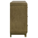 Coaster Furniture Amsbury 224273 6-Drawer Dresser Cabinet - Nutmeg IMAGE 8