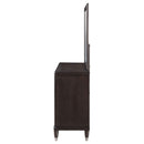 Coaster Furniture Emberlyn 223063M 6-Drawer Dresser with Mirror - Brown IMAGE 4