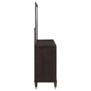 Coaster Furniture Emberlyn 223063M 6-Drawer Dresser with Mirror - Brown IMAGE 8