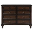  Coaster Furniture Andover 223633 8-Drawer Dresser Cabinet - Dark Oak IMAGE 2