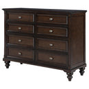  Coaster Furniture Andover 223633 8-Drawer Dresser Cabinet - Dark Oak IMAGE 3