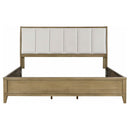  Size_King -- Granada 224921KE Upholstered Eastern King Panel Bed - Natural Pine IMAGE 3