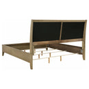  Size_King -- Granada 224921KE Upholstered Eastern King Panel Bed - Natural Pine IMAGE 8