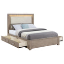  Size_Queen -- Coaster Furniture Kenora Panel Bed with Storage IMAGE 4