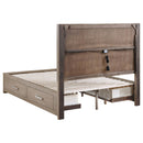 Size_Queen -- Coaster Furniture Kenora Panel Bed with Storage IMAGE 7