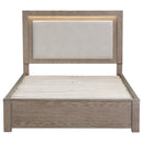  Size_King -- Kenora 224850KE 56-inch Eastern King LED Storage Bed - Barley Brown IMAGE 5