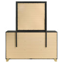  Coaster Furniture Caraway 224783M 6-Drawer Dresser with Mirror - Black IMAGE 6