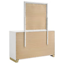  Coaster Furniture Caraway 224773M 6-Drawer Dresser with Mirror - White IMAGE 5