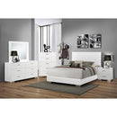  Coaster Furniture Felicity 203503M 6-Drawer Wood Dresser with Mirror - White High Gloss IMAGE 11