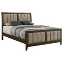  Size_Queen -- Coaster Furniture Wilkes Upholstered Panel Bed IMAGE 2