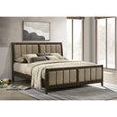  Size_King -- Wilkes 224421KE 51-inch Upholstered Eastern King Bed - Dark Cocoa IMAGE 6