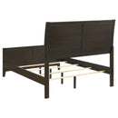  Size_Full -- Wilkes 224421F 51-inch Upholstered Full Bed - Dark Cocoa IMAGE 4