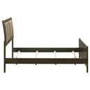  Size_Full -- Wilkes 224421F 51-inch Upholstered Full Bed - Dark Cocoa IMAGE 5