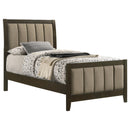  Size_Twin -- Coaster Furniture Wilkes Upholstered Panel Bed IMAGE 2