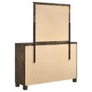  Coaster Furniture Woodmont 222633M 8-Drawer Dresser with Mirror - Rustic Golden Brown IMAGE 5