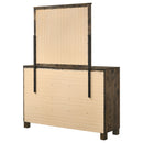  Coaster Furniture Woodmont 222633M 8-Drawer Dresser with Mirror - Rustic Golden Brown IMAGE 7