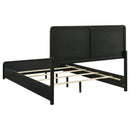  Size_King -- Cavelle 223661KE 51-inch Upholstered Eastern King Bed - Black IMAGE 3