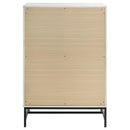  Coaster Furniture Sonora 224865 4-Drawer Bedroom Chest - White IMAGE 6