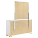  Coaster Furniture Marceline 222933M 6-Drawer Dresser with Mirror - White IMAGE 5