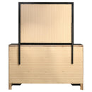  Coaster Furniture Miranda 206363M 7-Drawer Dresser with Mirror - Black IMAGE 6