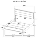  Size_King -- Wright 223341KE 52-inch Upholstered Eastern King Bed - Brown Oak IMAGE 6