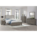  Coaster Furniture Wright 223343M 6-Drawer Dresser and Mirror - Brown Oak IMAGE 10