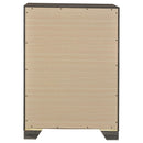 Coaster Furniture Wright 223345 4-Drawer Chest of Drawers - Brown Oak IMAGE 6