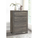 Coaster Furniture Wright 223345 4-Drawer Chest of Drawers - Brown Oak IMAGE 9