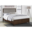  Size_King -- Welsley 223441KE 50-inch Upholstered Eastern King Bed - Walnut IMAGE 4
