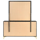  Coaster Furniture Kendall 224453M 6-Drawer Dresser with Mirror - Black IMAGE 6